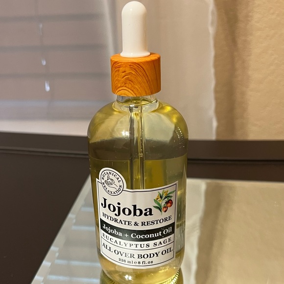 Jojoba  HYDRATE & RESTORE with Coconut Oil Eucalyptus Sage All Over Body Oil NEW - Picture 3 of 10